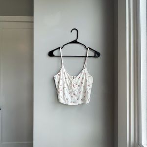PacSun Tie Up Crop Top Size: L
